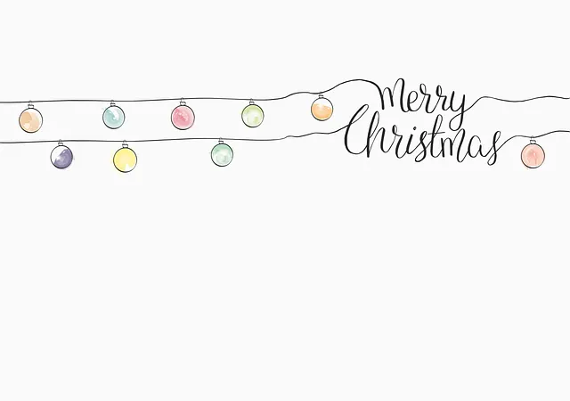 cartolina merry christmas