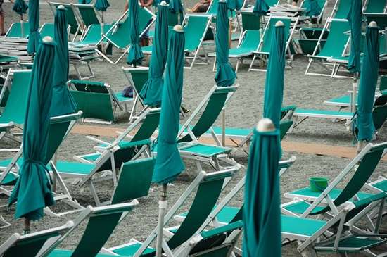 ombrelloni in spiaggia