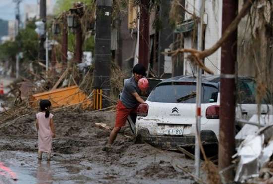 alluvione giappone
