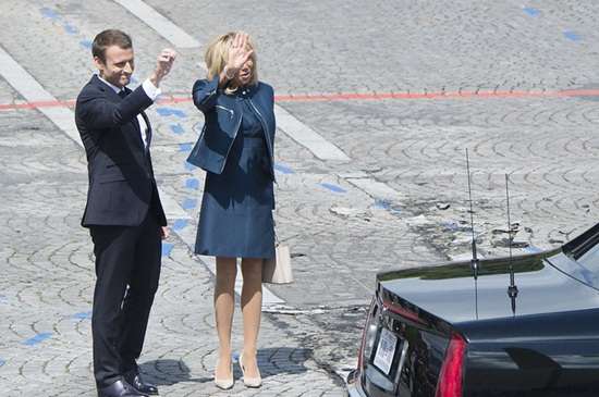 macron e brigitte