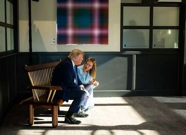 trump e meloni